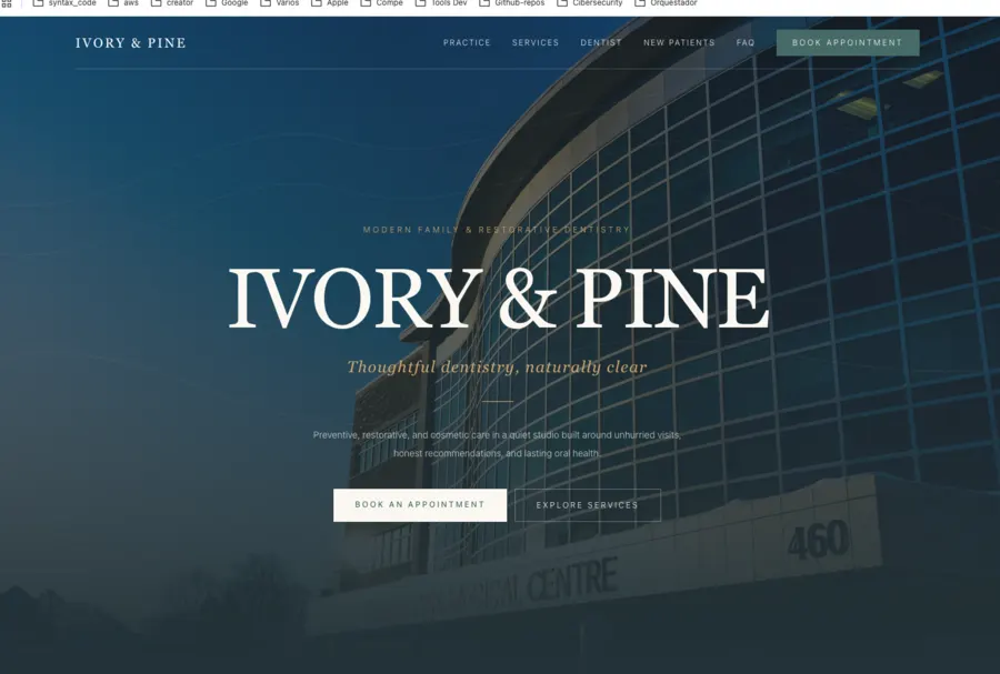 StackLiberate ivory website template