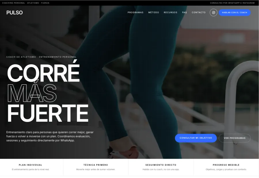 StackLiberate pulso website template