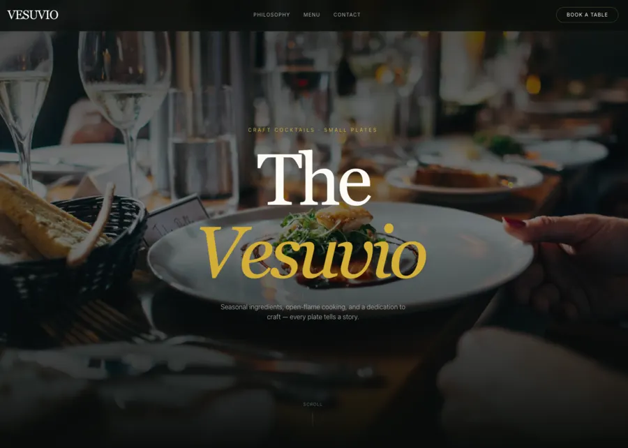 StackLiberate vesuvio website template